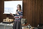 Рассказ  Аниты Шленовой был посвящен истории разработки процесса крекинга инженера-химика К.К.Дубровая