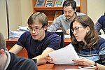 Жюри проверяет работы